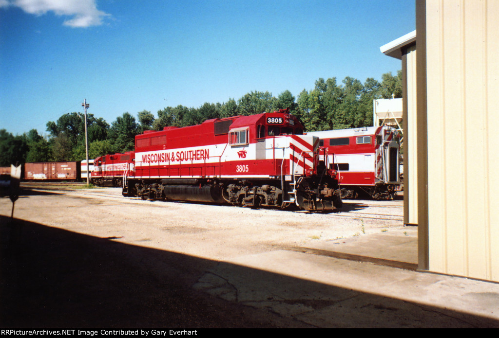 WSOR GP38 #3805 - Wisconsin & Southern